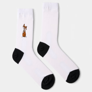 Fig the Fox Crew Socks