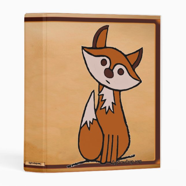 Fig the fox mini binder (Front/Spine)