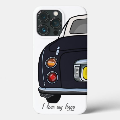 Figarations Cute Black Figaro Car Name iPhone 13 Pro Case