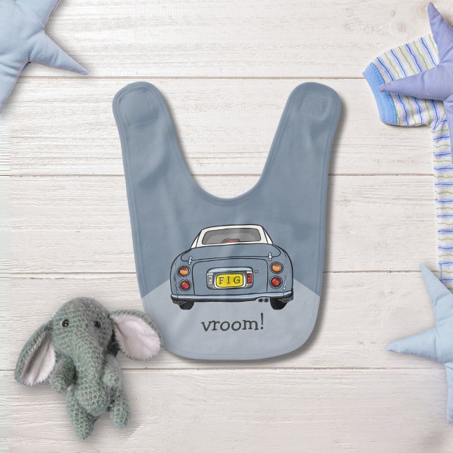 Figarations Cute Blue Lapis Figaro Car Baby Bib (Creator Uploaded)