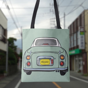 Figarations Cute Emerald Green Figaro Car Tote Bag