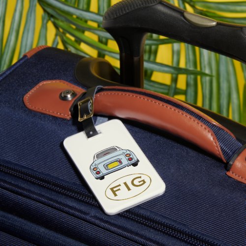 Figarations FIG Pale Aqua Figaro Luggage Tag
