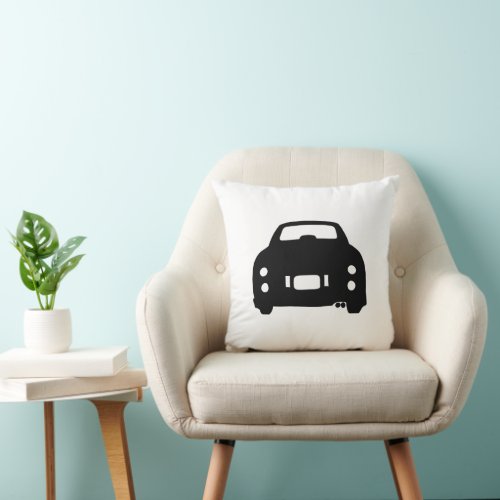 Figarations Figaro Car Silhouette Throw Pillow