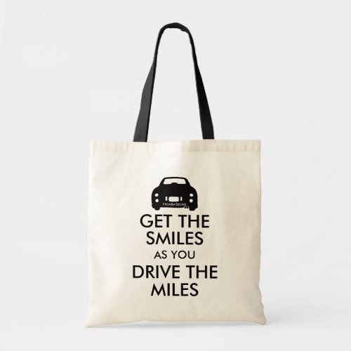 Figarations Get the Smiles Quote Figaro Tote Bag