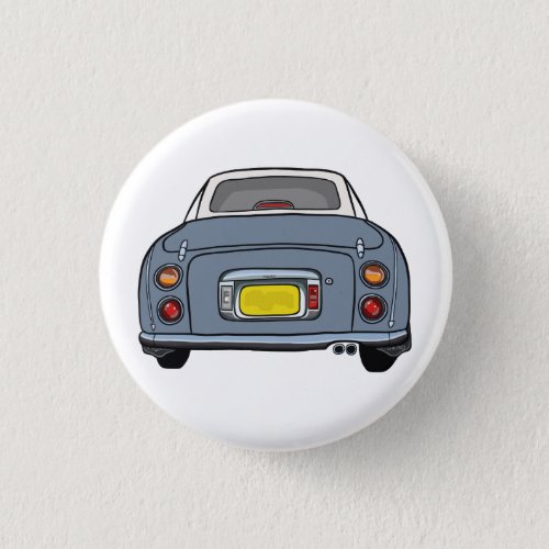 Figarations Lapis Gray Figaro Car Button Badge