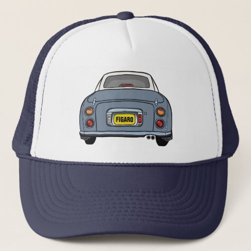 Figarations Lapis Gray Figaro Car Trucker Hat