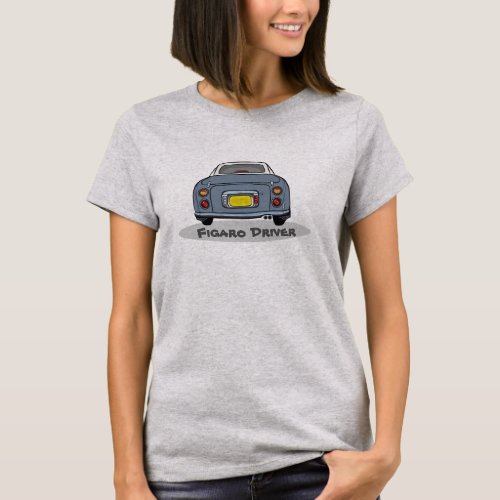 Figarations Lapis Grey Figaro Driver Name T_Shirt