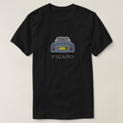 Figarations Name Lapis Gray Figaro Car Graphic T_Shirt
