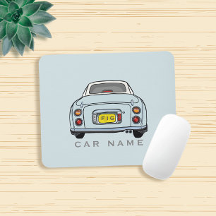 Figarations Pale Aqua Figaro Car Mouse Mat