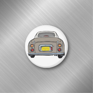 Figarations Topaz Mist Figaro Car Magnet