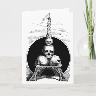 Figaro. An Eiffel Tower for the Cemetery Card