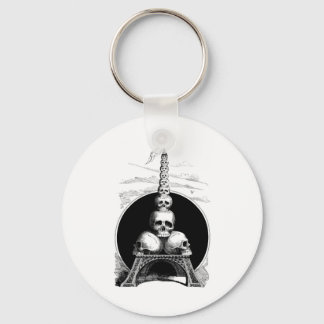 Figaro. An Eiffel Tower for the Cemetery Keychain
