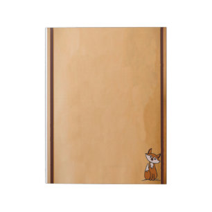 Figdewdrop Fig the fox tear away notepad