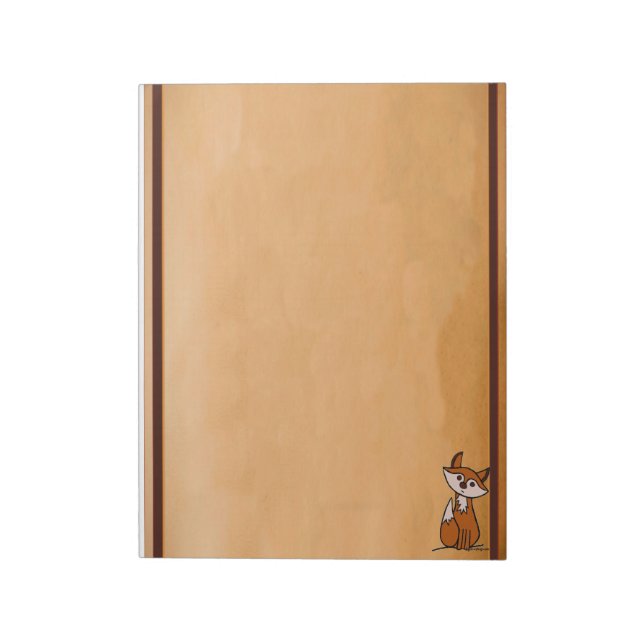 Figdewdrop Fig the fox tear away notepad (Rotated)