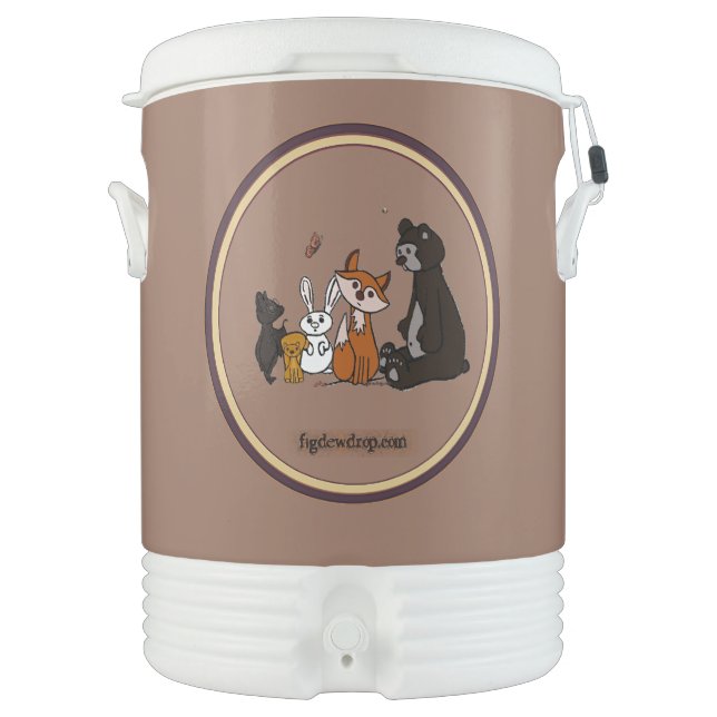 figdewdrop Igloo Beverage Cooler (Front)