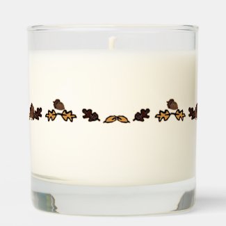 Leaves & Acorns Scented Candle 