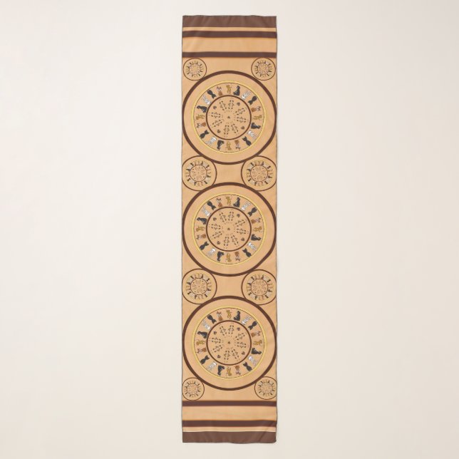 figdewdrop nutty bullseye Scarf (Front)