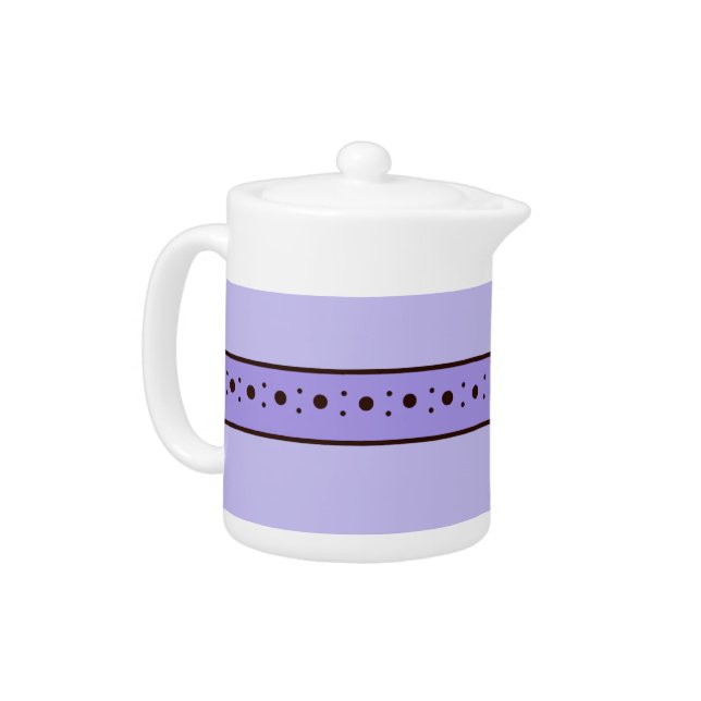 Figdewdrop Relax Cup Violet Purple small Teapot (Left)