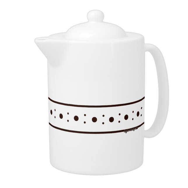Figdewdrop Relax Cup white Medium Teapot (Right)