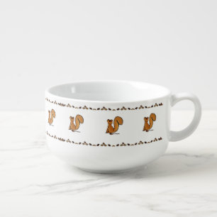 figdewdrop Squirrel Acorn & Leaves Soup Mug