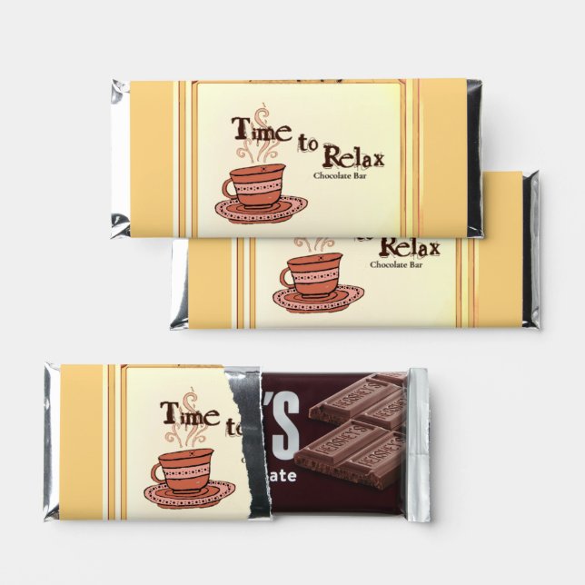 figdewdrop Time to Relax Hershey Bar (1.55 oz.) (Front)