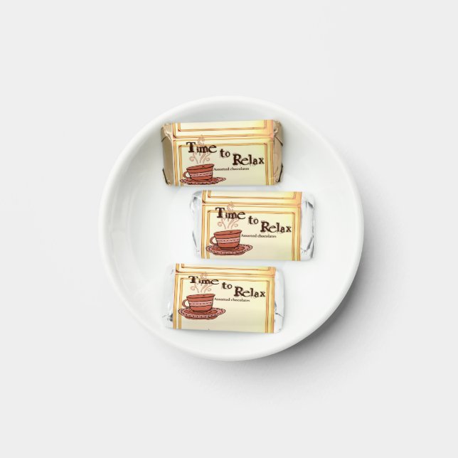 figdewdrop Time to Relax Hershey's Miniatures (Plate)