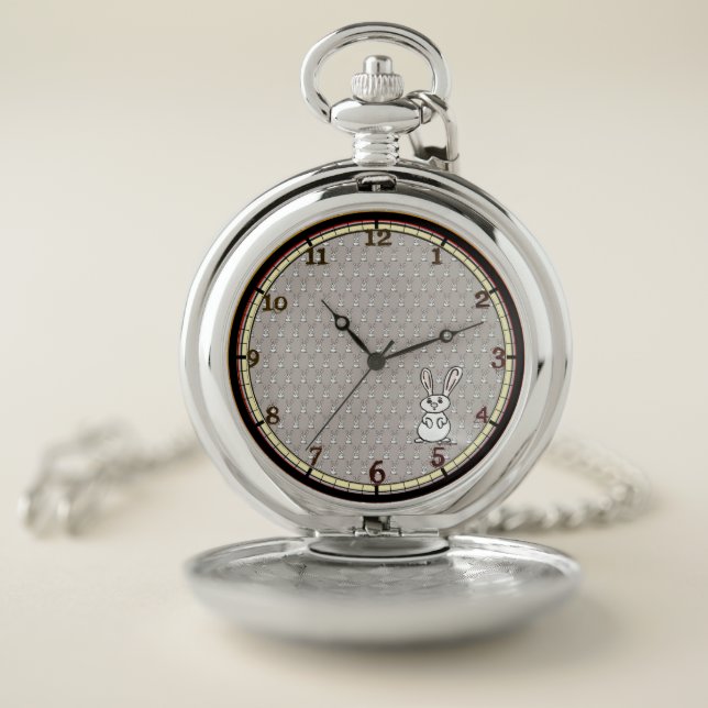 figdewdrops Bunny pattern Pocket Watch (Inside)