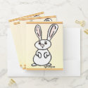 figdewdrops Bunny pocket folder