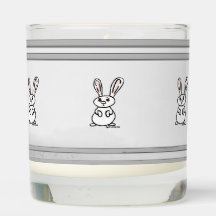 figdewdrops Bunny Scented Candle w lid
