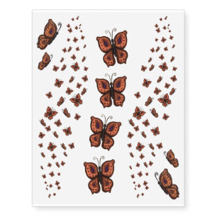 figdewdrops Butterfly Temporary Tattoos 