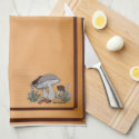 figdewdrops caterpillar mushrm brn kitchen towel