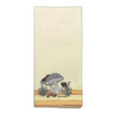 figdewdrops caterpillar mushrm gold cloth napkin