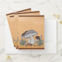 figdewdrops caterpillar mushroom pocket folder