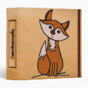 figdewdrops Fig the Fox 3 ring binder