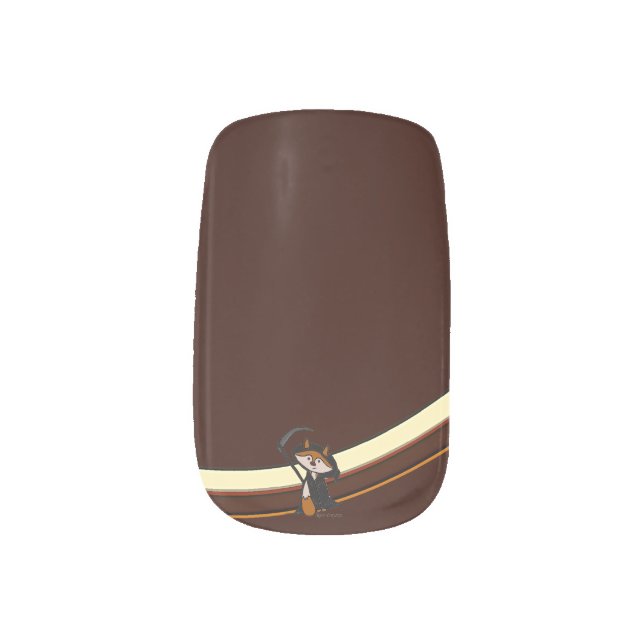 figdewdrops Grim Fig Minx Nail Art (Left Thumb)