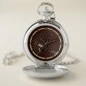 figdewdrops Grim Fig pattern Pocket Watch