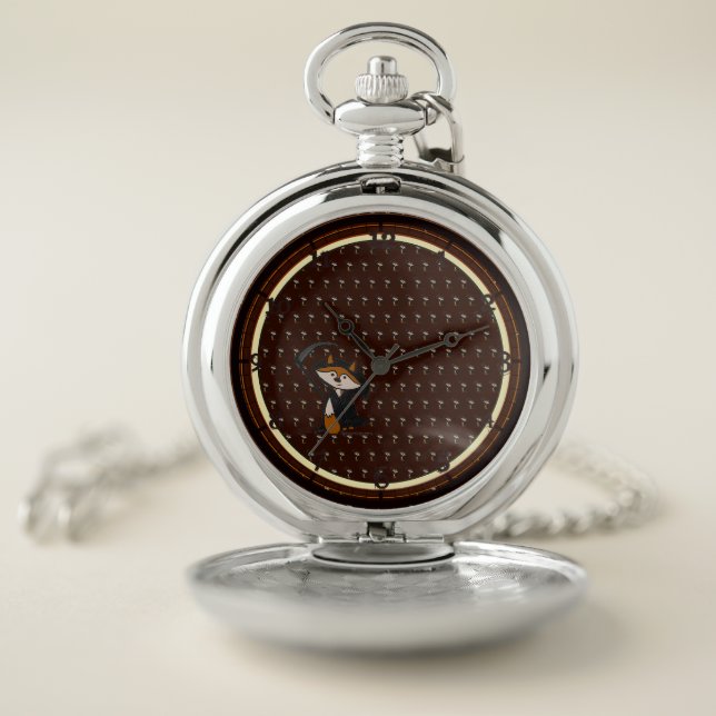 figdewdrops Grim Fig pattern Pocket Watch (Inside)