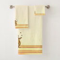 figdewdrops Juggling Squirrel Bath Towel Set