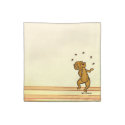 figdewdrops Juggling Squirrel cloth napkin