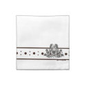 figdewdrops White flowers Relax Cup cloth napkin