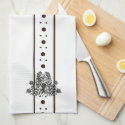 figdewdrops White flowers Relax Cup kitchen towel
