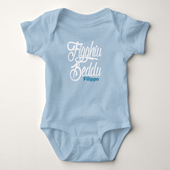 Figghiu Beddu Baby Bodysuit (Front)
