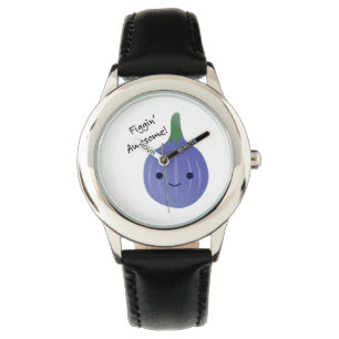 figgin Awesome Fig Pun Watch
