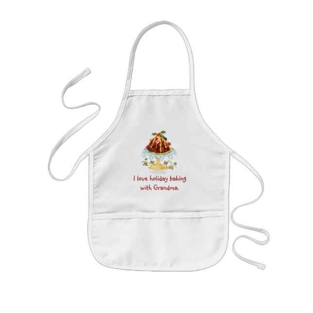 Figgy Pudding Kids' Apron (Front)