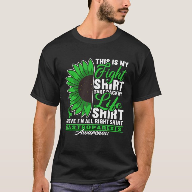 Figh I Digestive Tract Paralysis I Gastroparesis T-Shirt (Front)