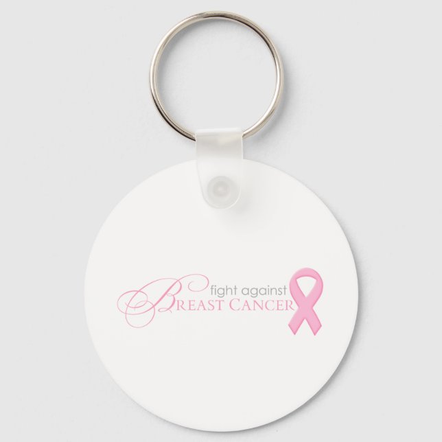 Fight Against Breast Cancer Keychain (Front)