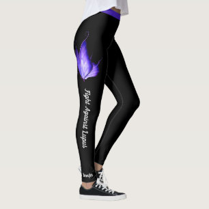 Fight Against Lupus Custom Text Women's Leggings