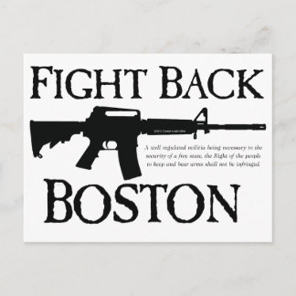 FIGHT BACK BOSTON! POSTCARD