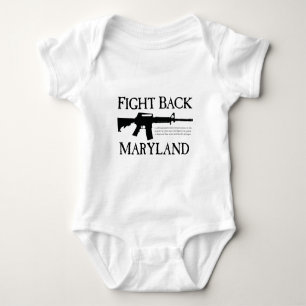 FIGHT BACK MARYLAND BABY BODYSUIT