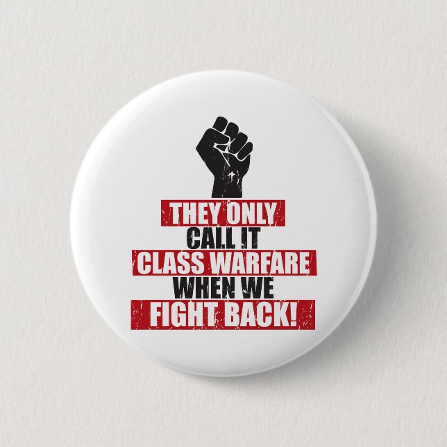 Fight Back Pinback Button (Front)